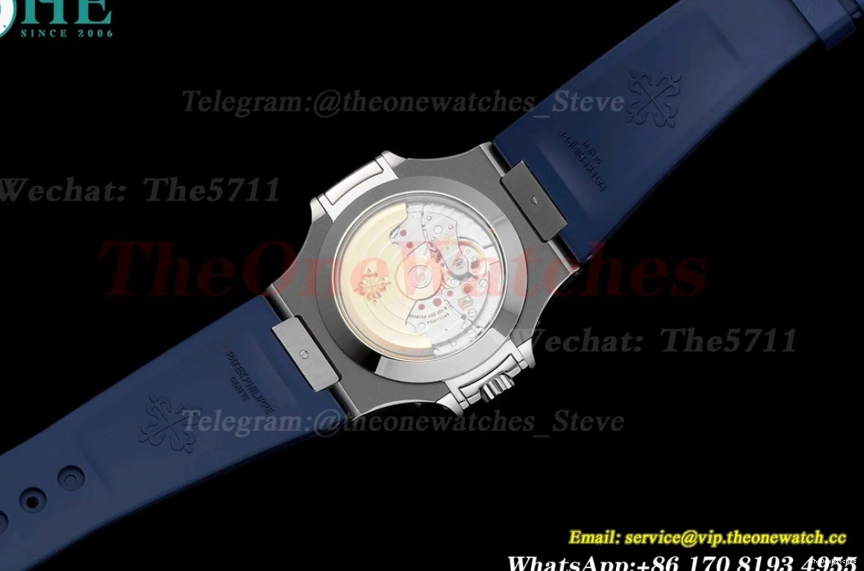 A324 SS Nautilus Dial PPF 5726 RU Blue 40mm Textured 0518
